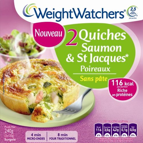 Quiches Weight Watchers Saumon