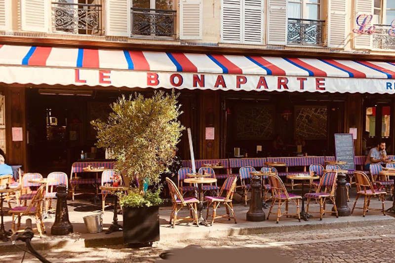 Café restaurant le Bonaparte 75006 Paris - Métro : Saint-Germain des Près