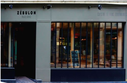 Restaurant Zebulon Palais Royal, rue richelieu