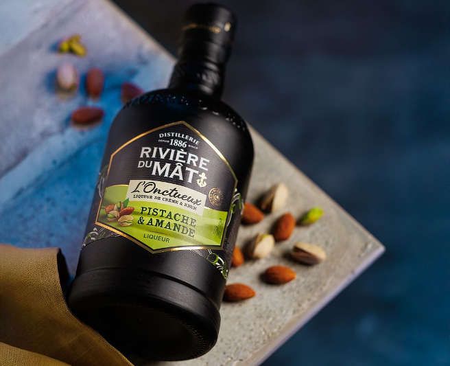 onctueux pistache amande Rivière du Mât