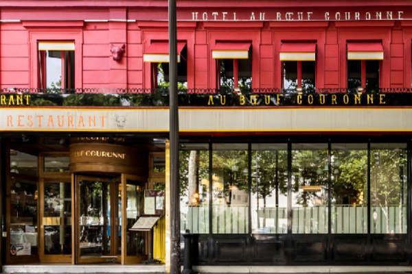 A brasserie le Boeuf couronne