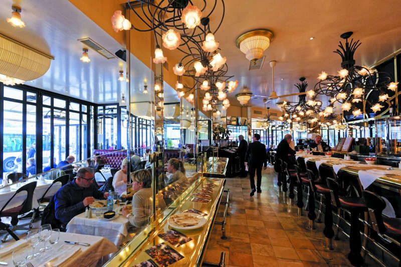 L’europeen brasserie gare de lyon avec fruits de mer