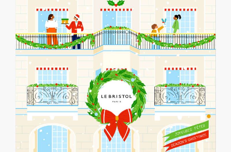 calendrier de l'Avent 2024 du Bristol Paris