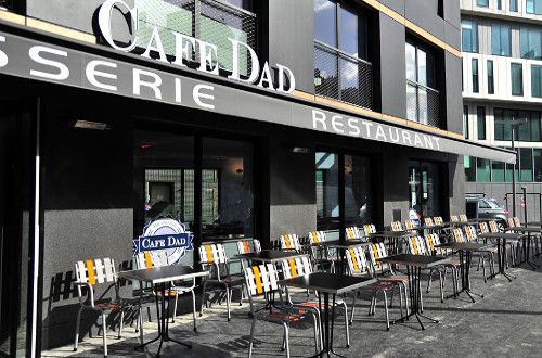 Cafe Dad une néo brasserie  rue Marie-Georges Picquart 