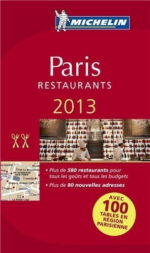 Guide Michelin Paris 2013