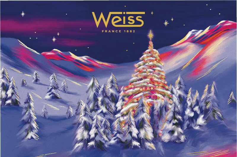 Weiss et l'arbre de Noël enchanté