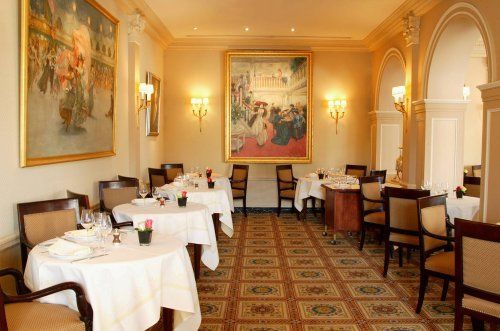 la Saint-Valentin au restaurant Laurent 75008 Paris