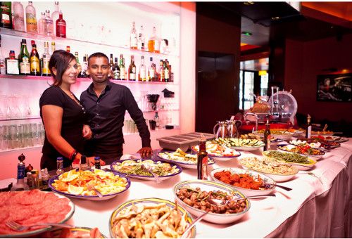 La Casa Luca, la table des antipasti de ce bon restaurant
