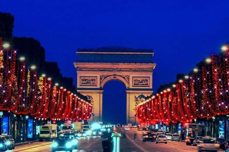 illuminations de Noël aux Champs Elysées