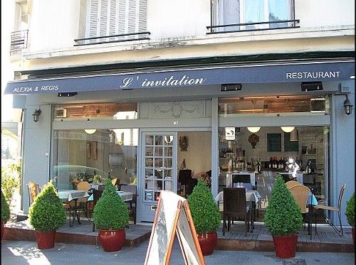 L'invitation, restaurant métro Exelmans