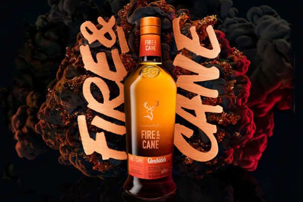 Scotch GlenFiddich Fire & Cane